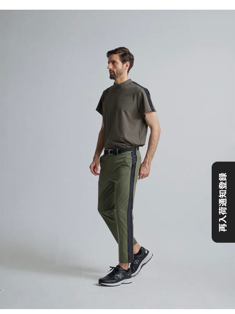 【新品未使用】CRONOS BLACK SIDE LINE PANTS