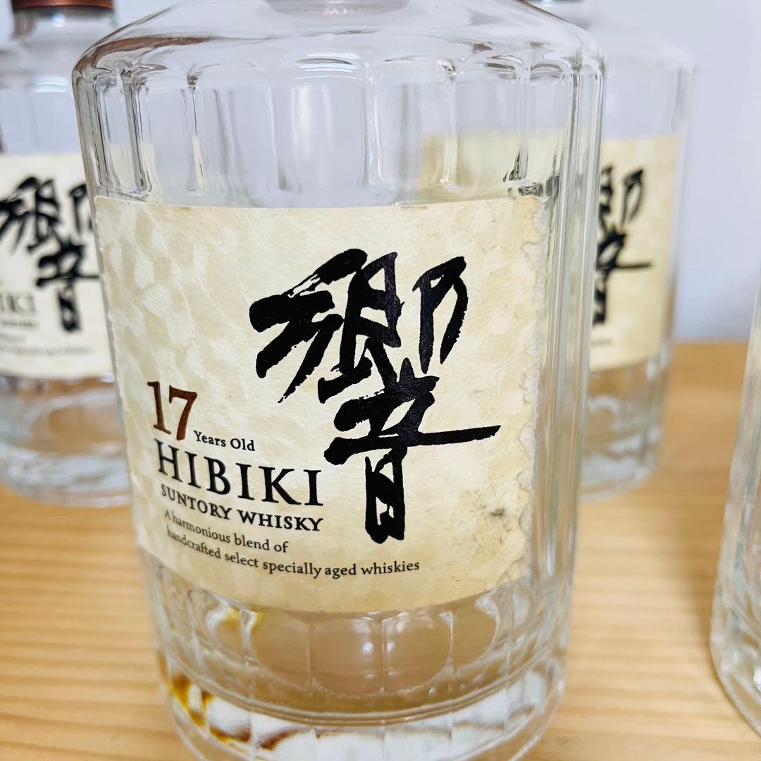 【空き瓶】サントリー　響　17年　6本 内1本旧ラベル