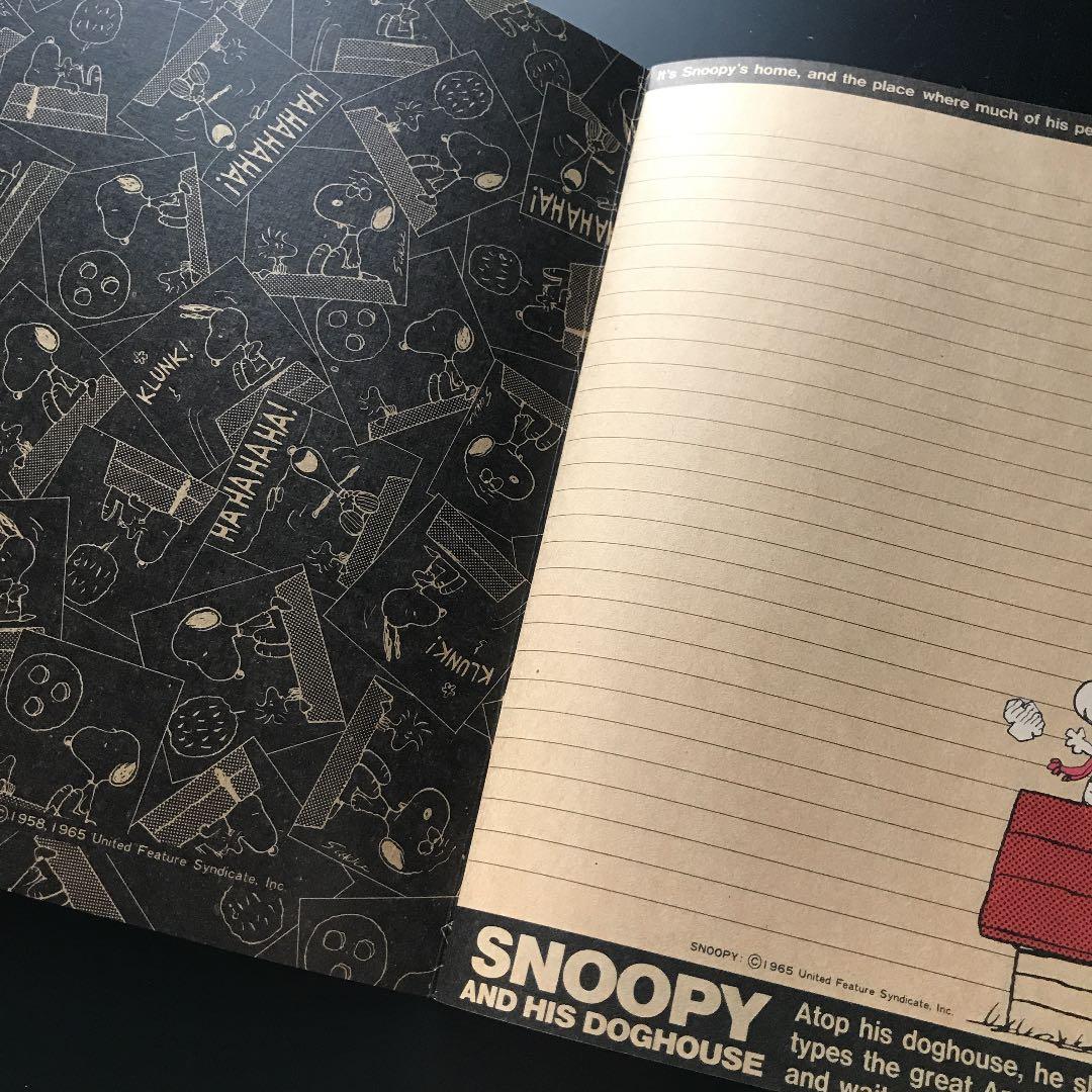 SNOOPY スヌーピー ノート 1990年代 廃番商品
