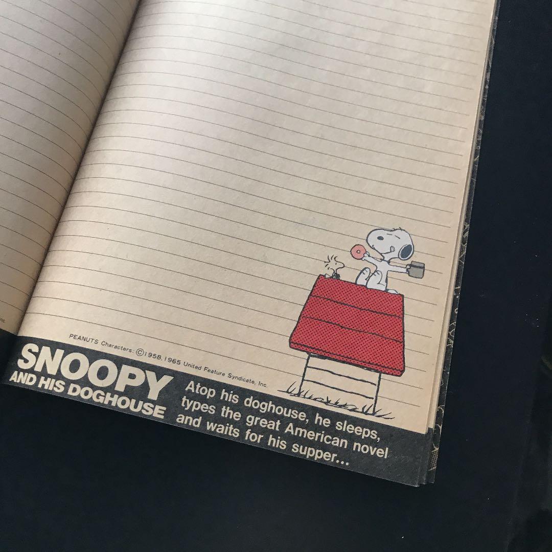 SNOOPY スヌーピー ノート 1990年代 廃番商品