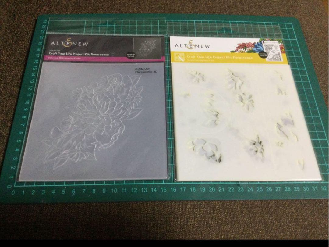 アルテニューFlourescence スタンプ・ダイ・フォルダー・ステンシル
