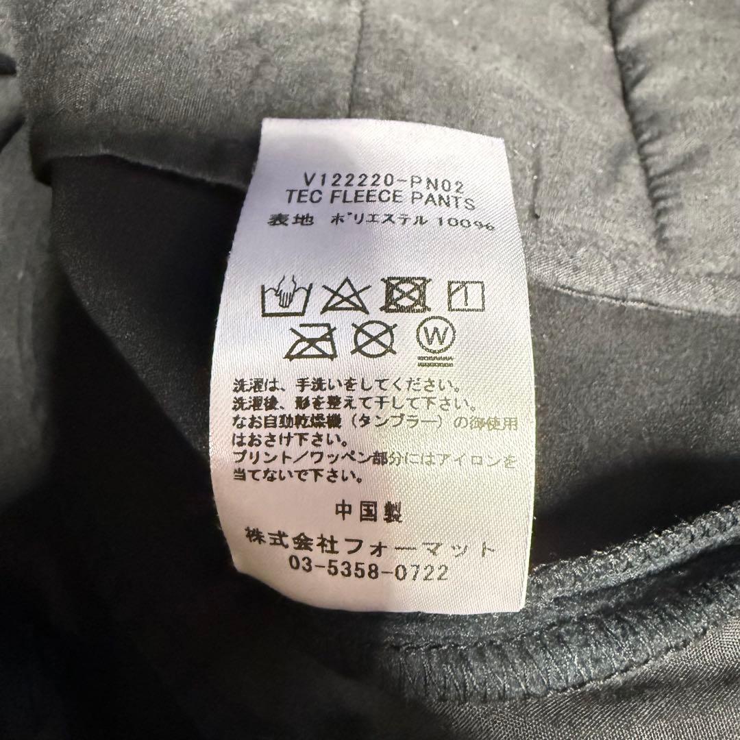 【v12】美品 フリースパンツ ロングパンツ ロゴ Lサイズ メンズ