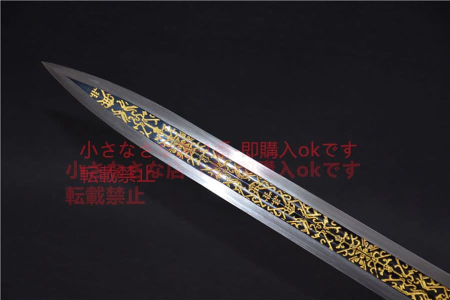 烏木刻花赤壁剣 古兵器   武具　刀装具　日本刀　模造刀   居合刀