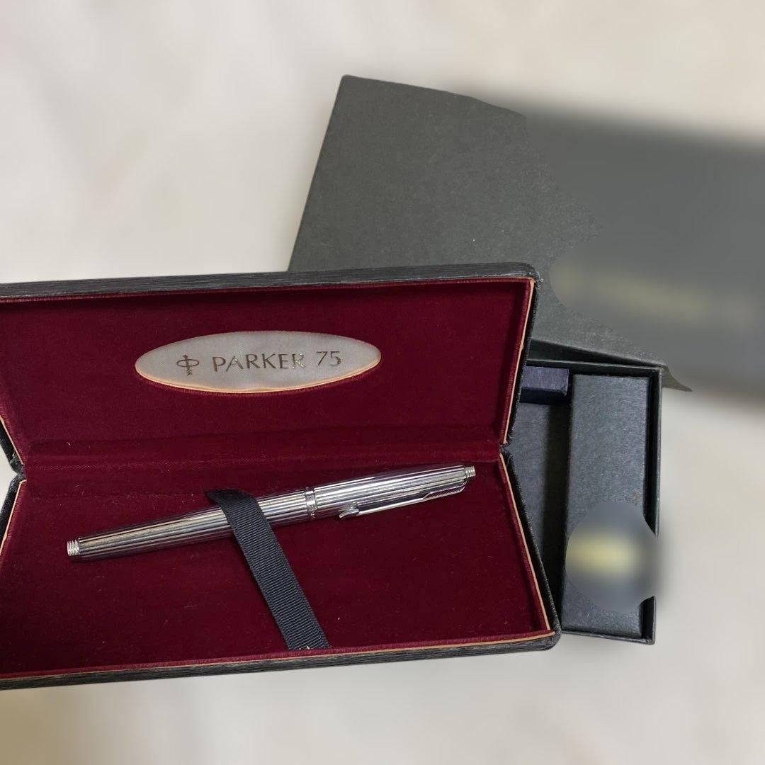 【’80ヴィンテージ⭐︎レア】14K Parker 75 万年筆 専用ケース付き