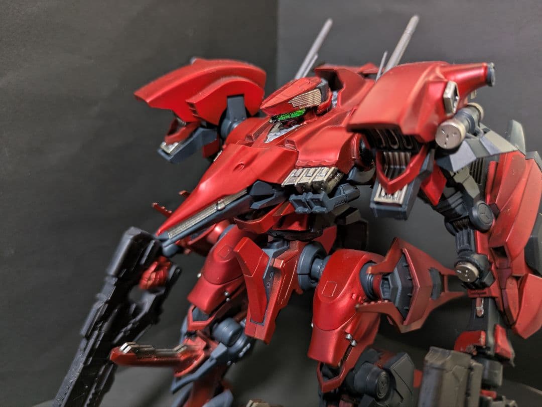 アーマードコア　プラモデル　クラースナヤ　塗装完成品