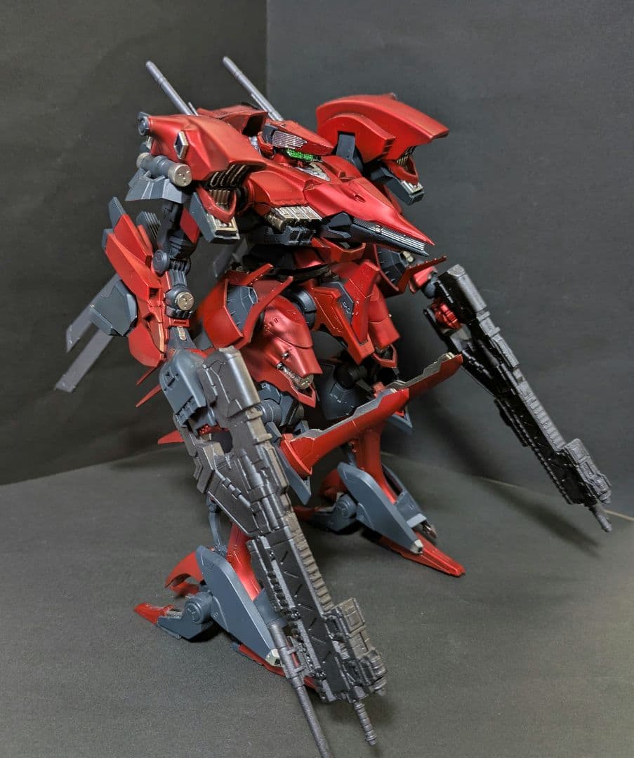 アーマードコア　プラモデル　クラースナヤ　塗装完成品