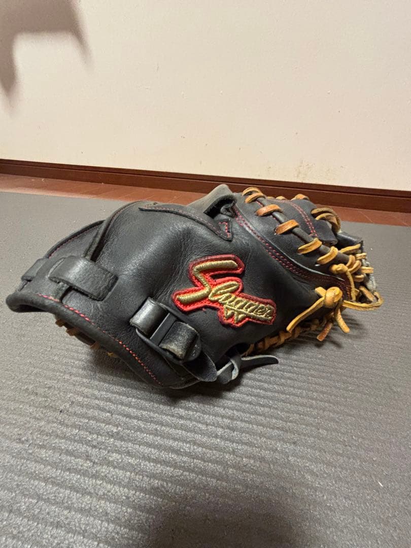 久保田スラッガー　硬式野球トレーニングキャッチャーミット　黒