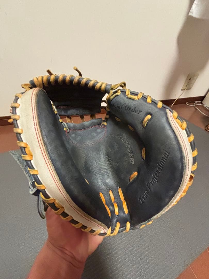 久保田スラッガー　硬式野球トレーニングキャッチャーミット　黒