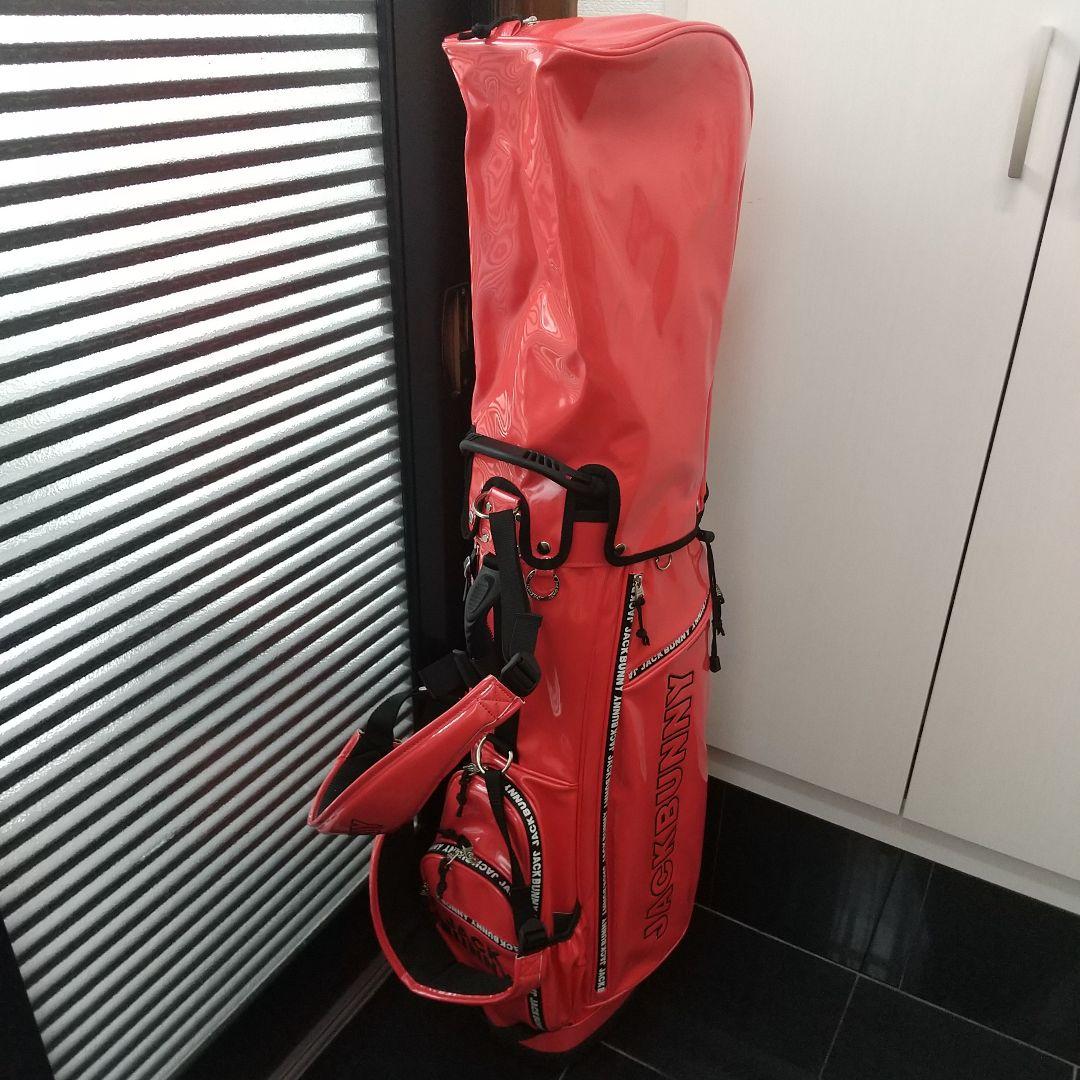 未使用❗️★Jack Bunny★定番エナメルスタンドキャディBAG