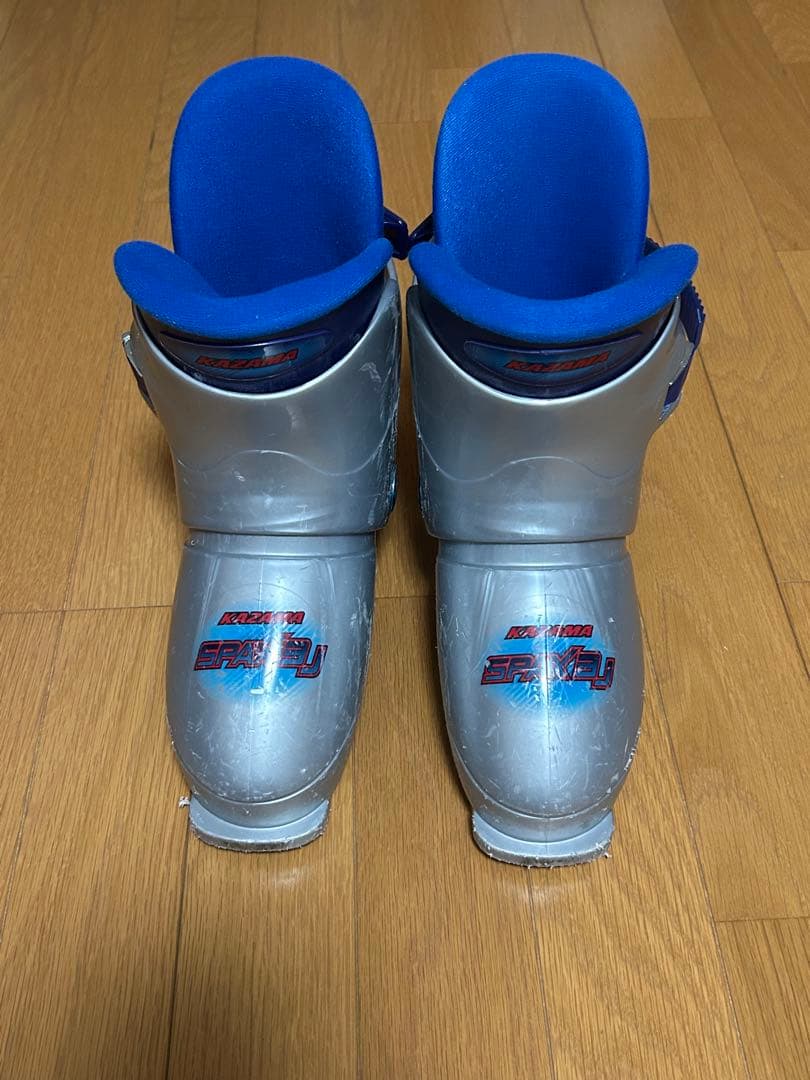 子供スキーセット(板、ビンディング、靴、ストック) ボーゲン補助、シューフィット