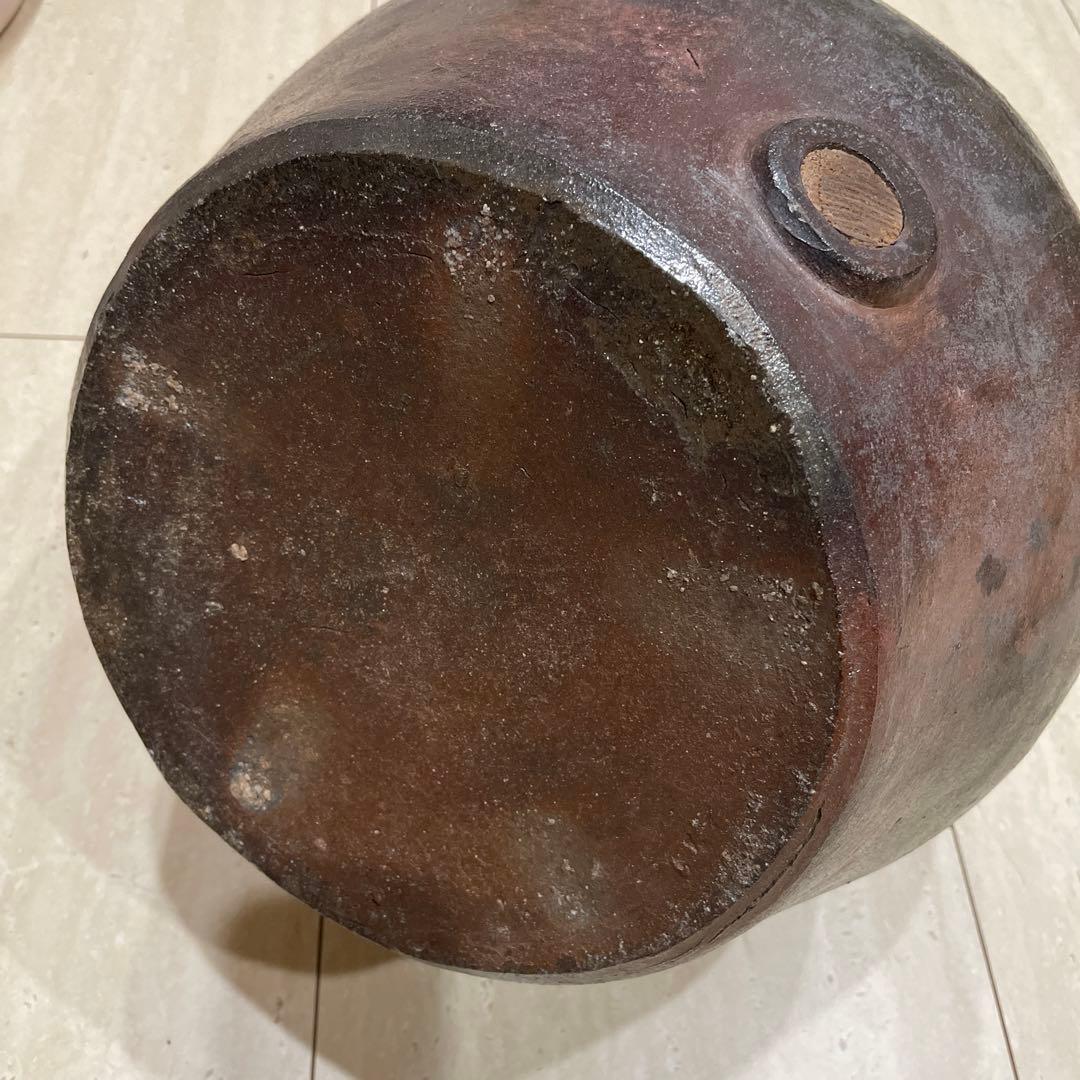 壺　木蓋　焼物 置物 アンティーク コレクション