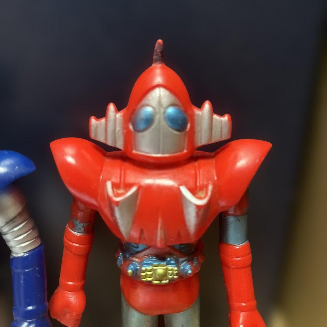 宇宙鉄人キョーダイン　スカイゼル　グランゼル　ミドルサイズ　当時物