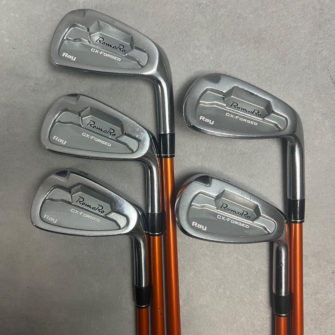 ロマロ　RomaRo Ray CX-FORGED　メンズゴルフアイアン5本　右