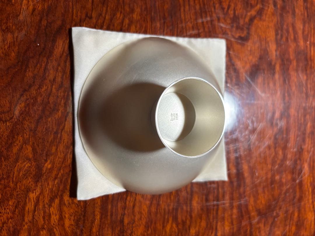 銀杯　銀盃　木製箱　内閣総理大臣