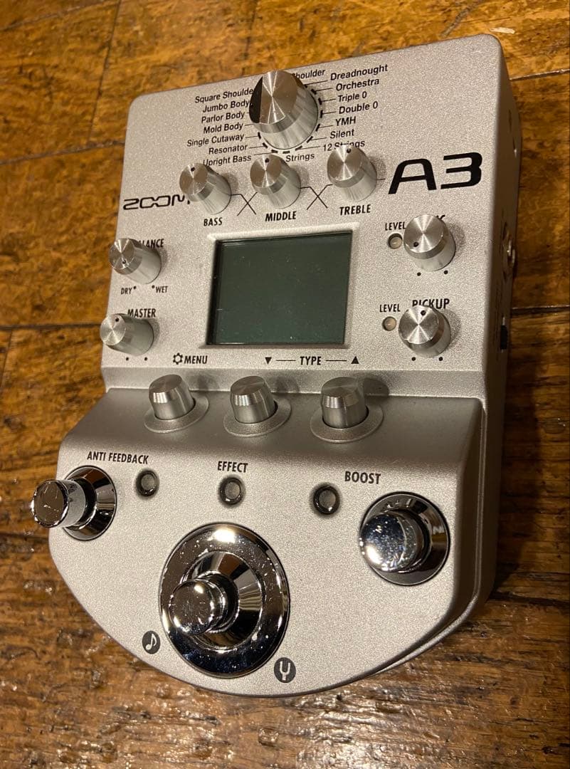 Zoom A3 アコースティックギターエフェクター