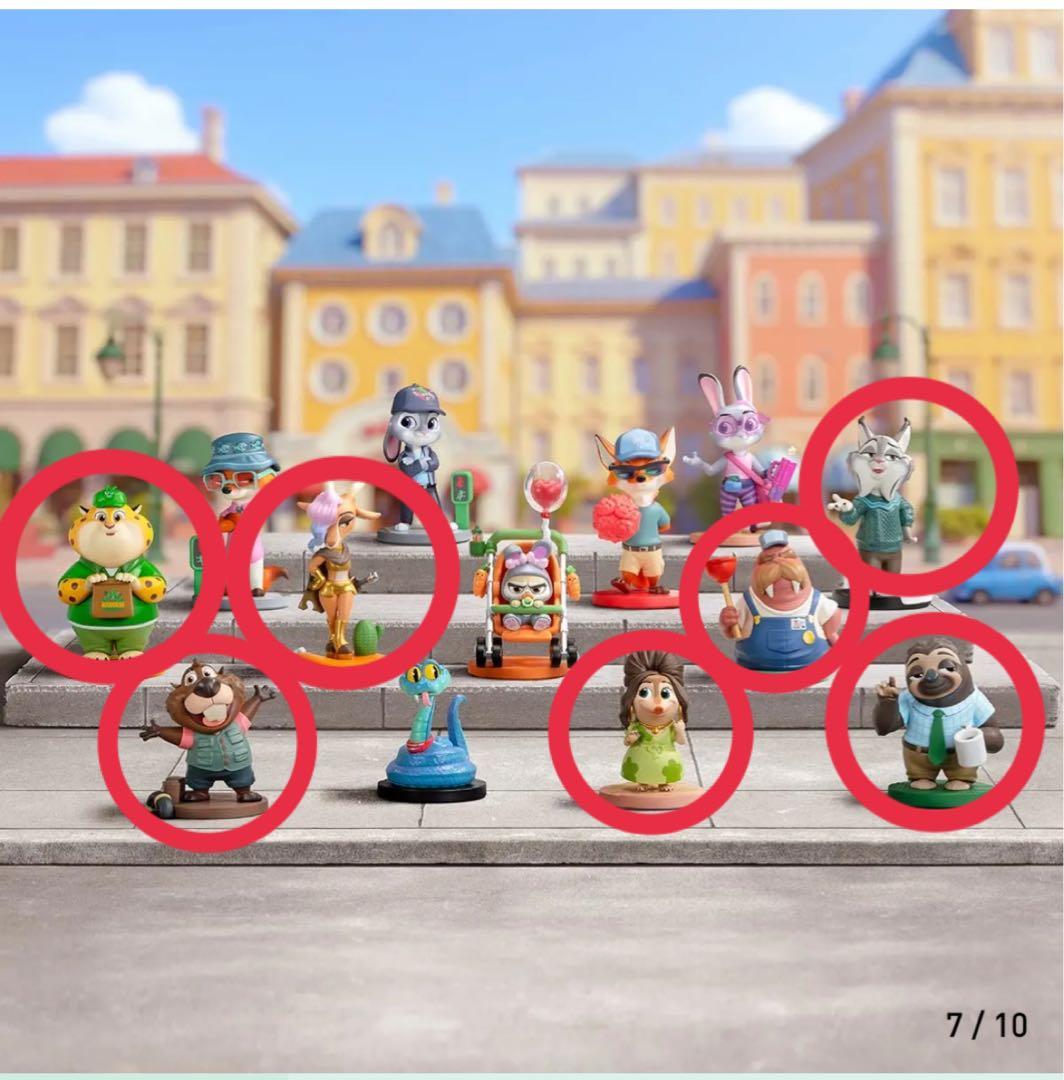 POPMARTズートピア NextAdventure7体セット