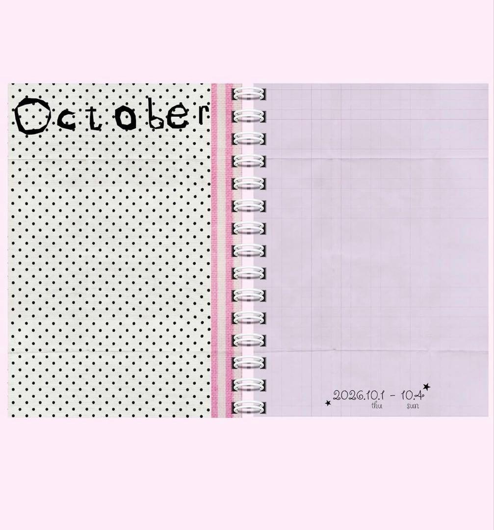 【mm. 様】Atelier Dorf' スケジュール帳 2026年版