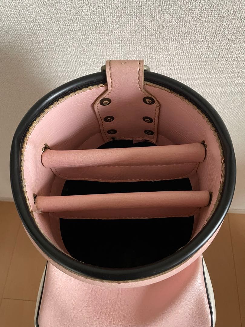 ベルディング　ディズニー　ゴルフキャディバッグ ピンク