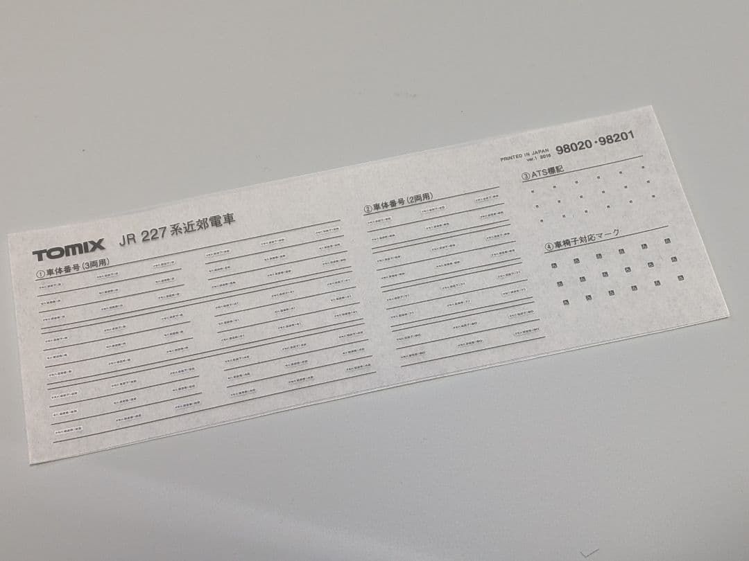 【全車TN化】TOMIX 98201ほか 227系 8両まとめて