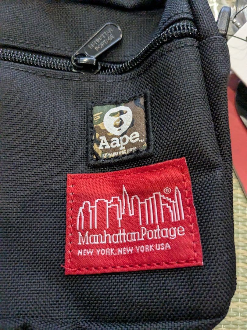 Aape ブラック ポーチ未使用