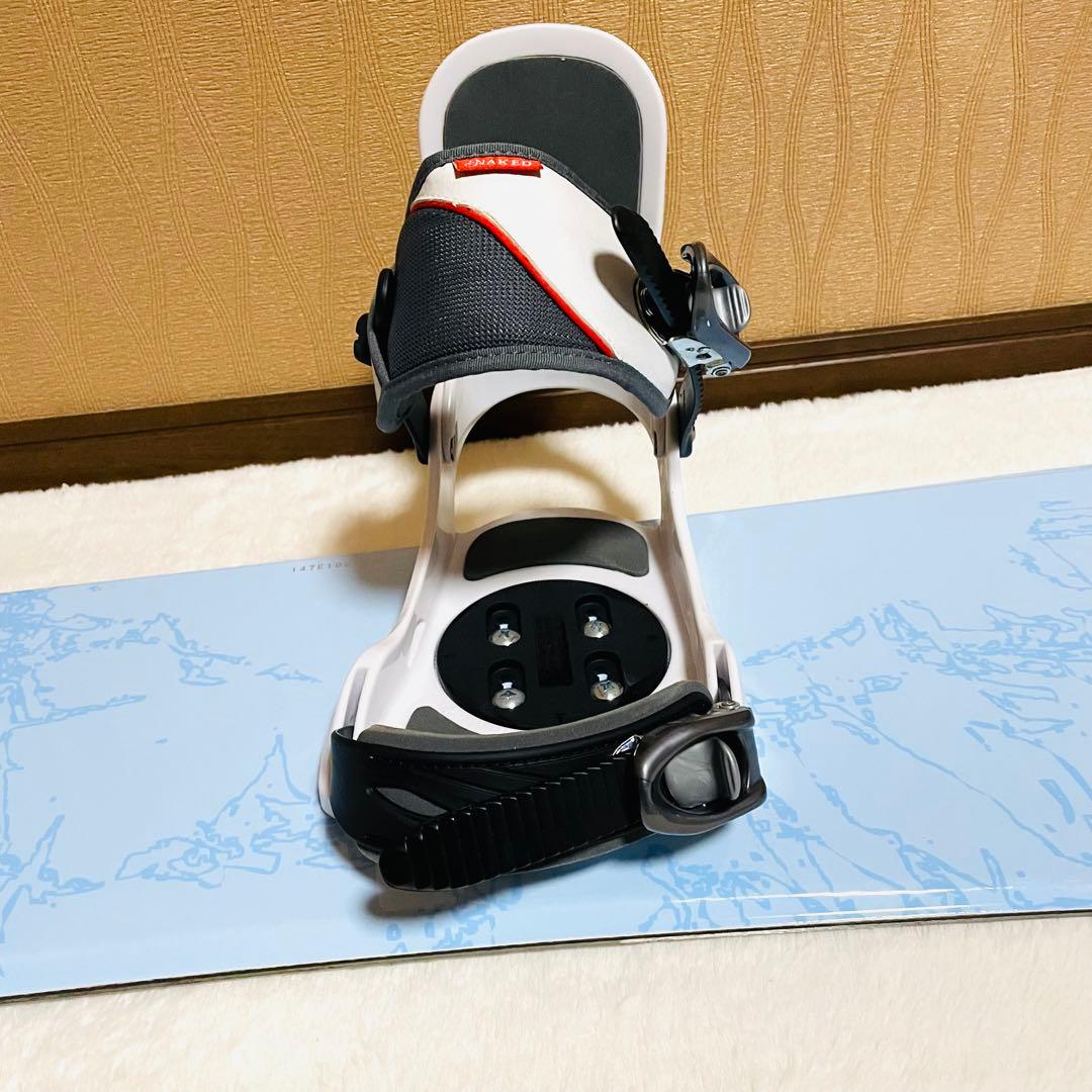 【美品】 kissmark NAKED スノーボード、ビィンディングセット