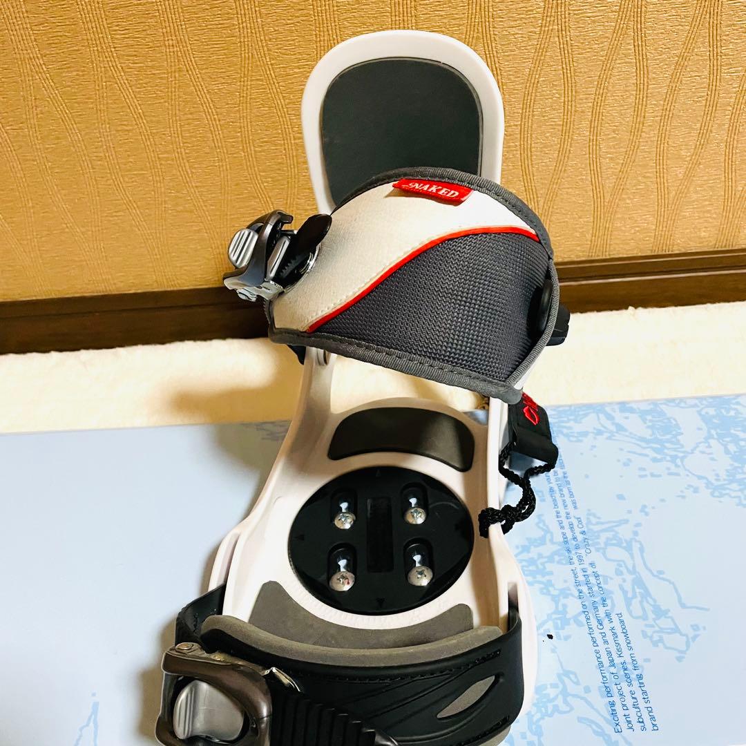 【美品】 kissmark NAKED スノーボード、ビィンディングセット