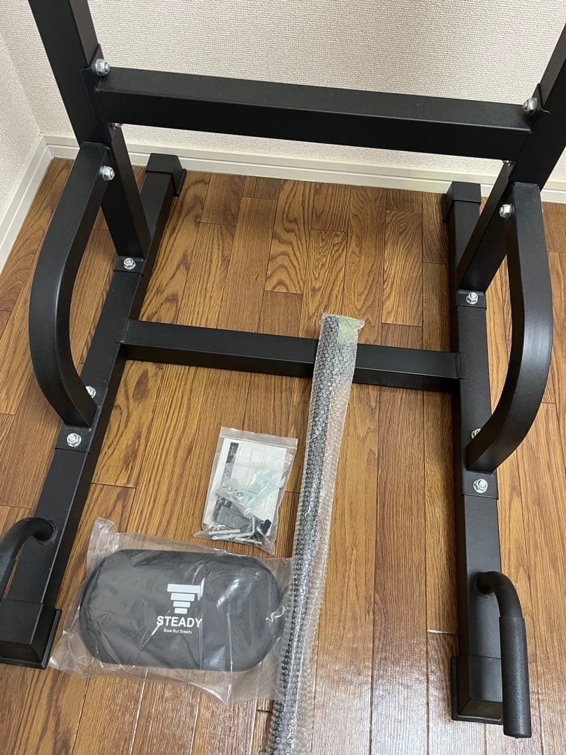 STEADY 懸垂マシン 腹筋 ハイガー フラットベンチ 筋トレ トレーニング