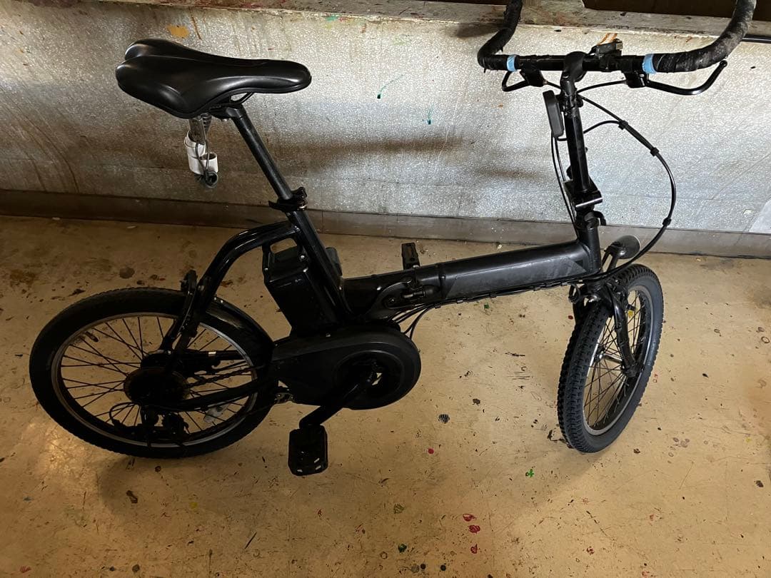 折りたたみ式電動アシスト自転車 黒 Panasonic パナソニック オフタイム