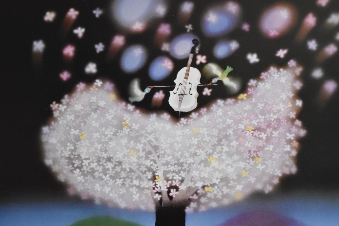 月末値引き❣❣影絵作家・藤城清治の世界・光と影で愛を永遠に～・花の夢