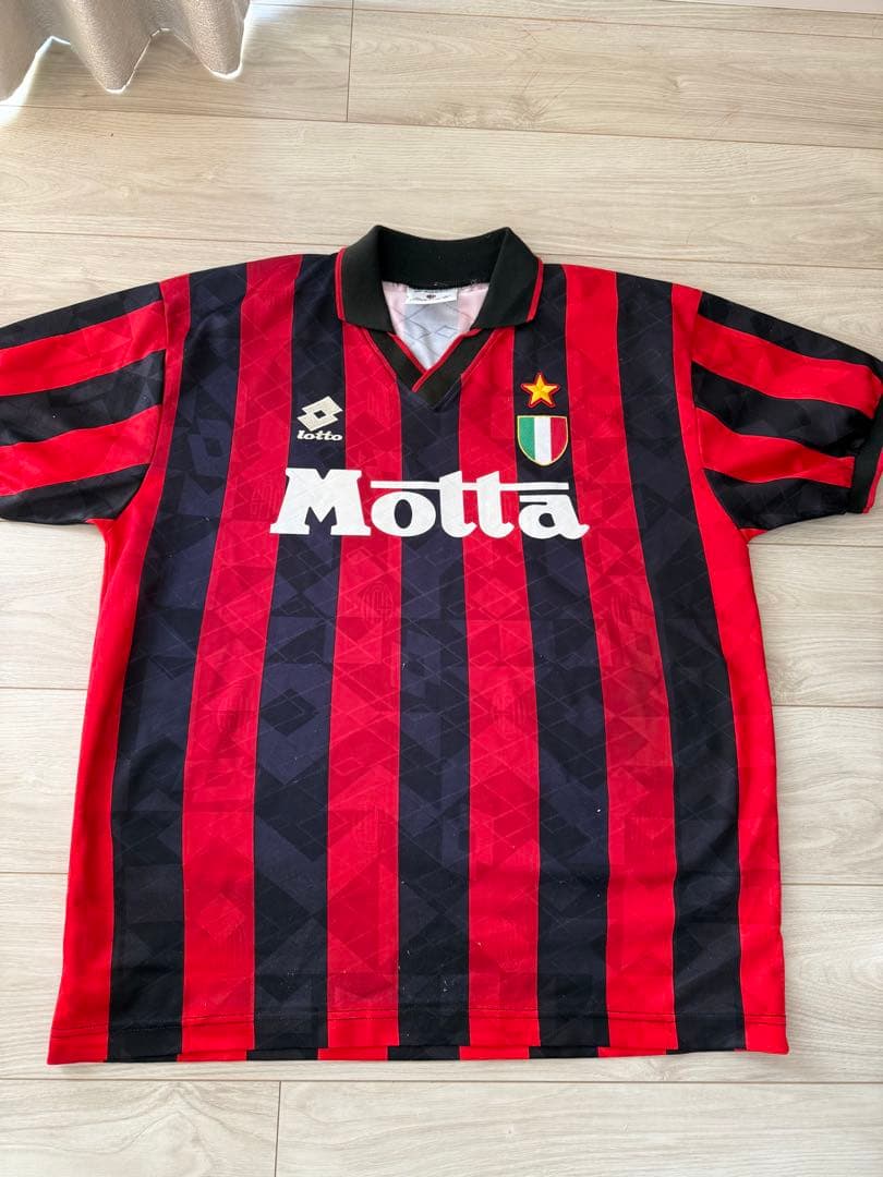 93-94 ACミラン　ガッリ選手 支給品　ユニフォーム　検　実使用