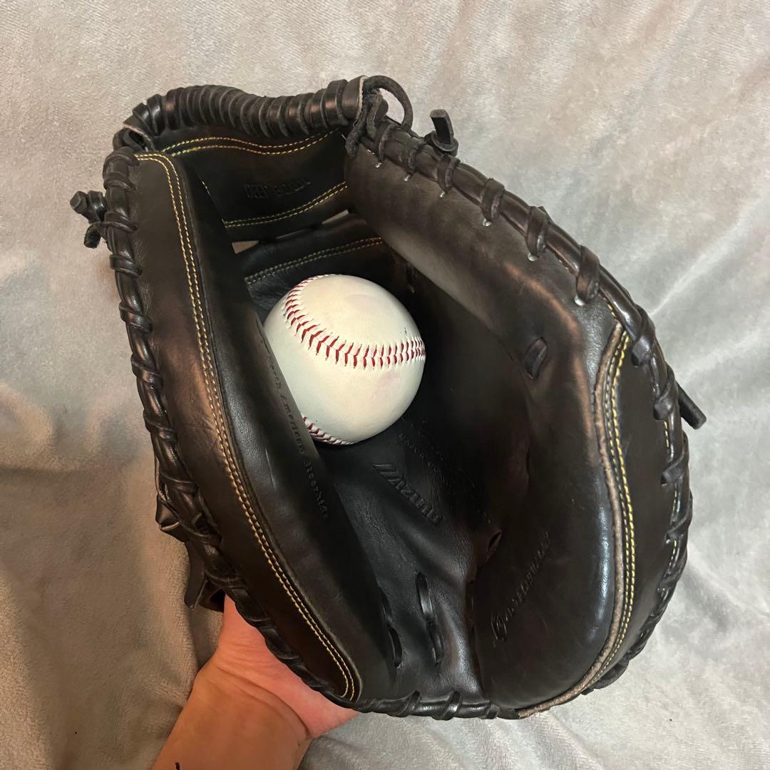 Mizuno pro 軟式キャッチャーミット　ブラック　Mマーク　値下げ不可