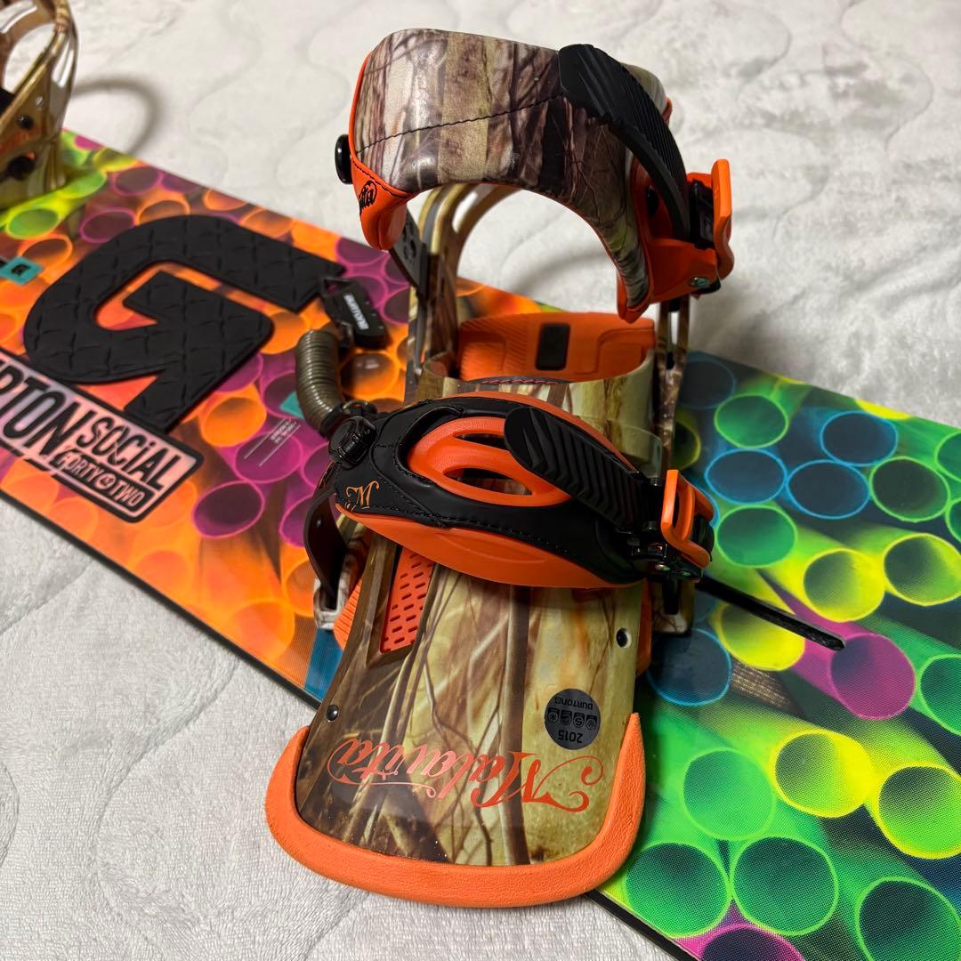 【限定】BURTON Social ×MALAVITA セット売り 142×S