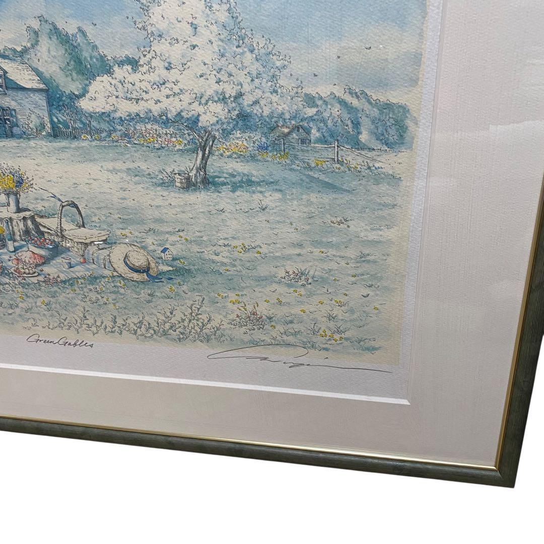 【美品】内田新哉 グリーンゲイブルズ 版画