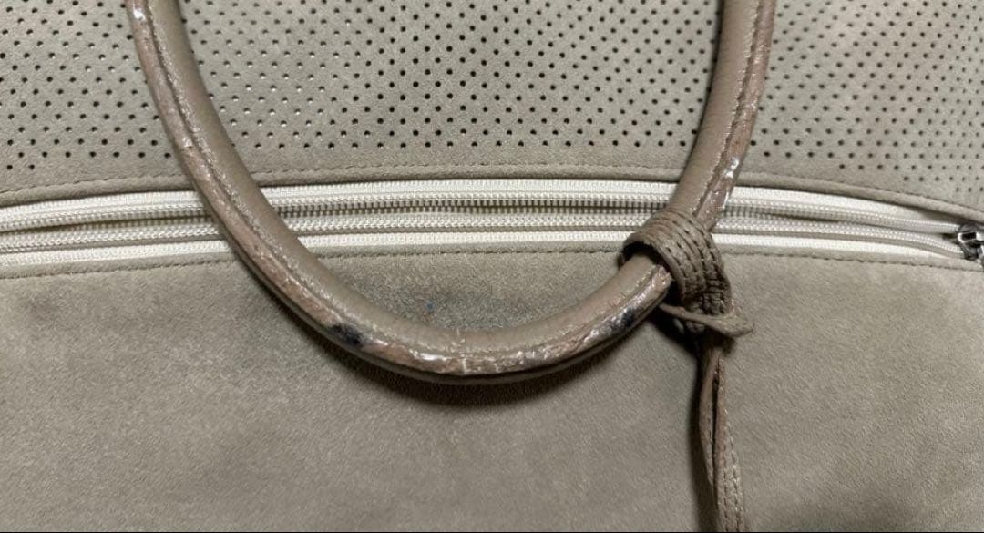 BEAMS GOLF ウルトラスエード ボストンバッグ　ベージュ