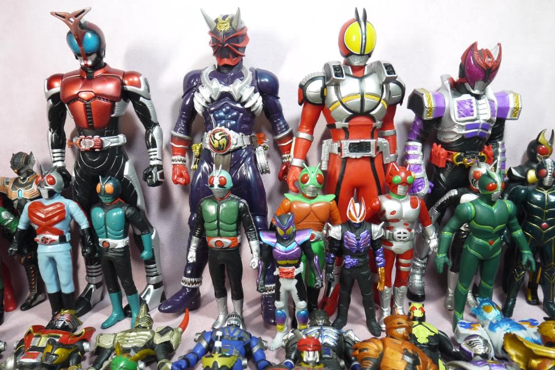 ライダーヒーローシリーズ　ビッグサイズソフビフィギュア　113体セット