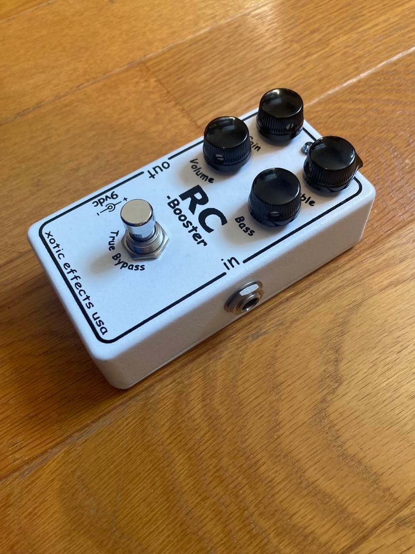 xotic effects RC Booster 初期 手書きシリアル