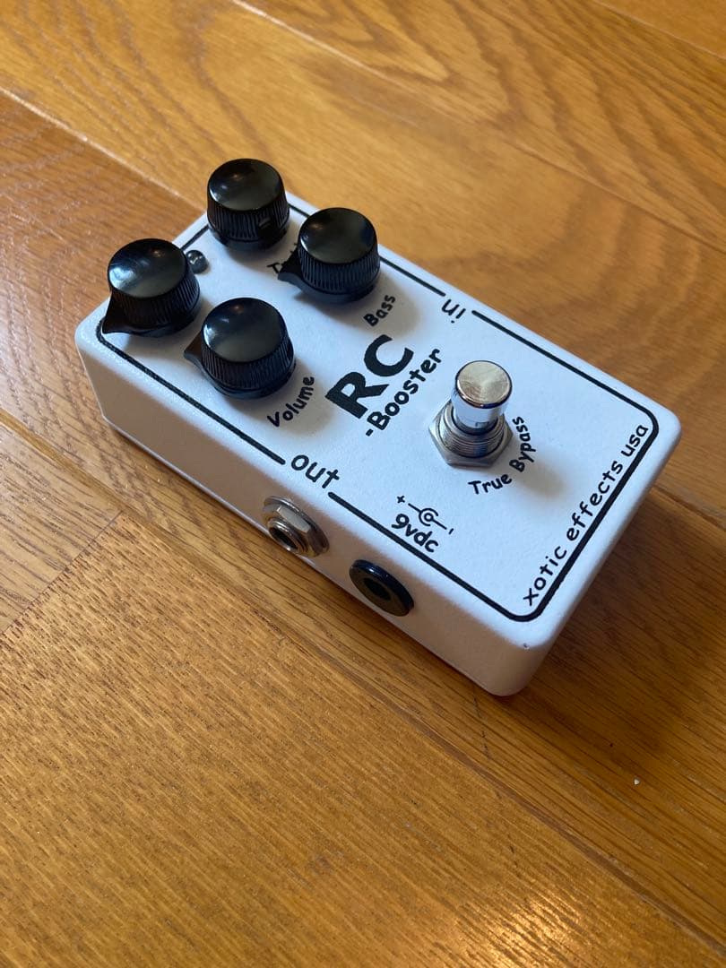 xotic effects RC Booster 初期 手書きシリアル
