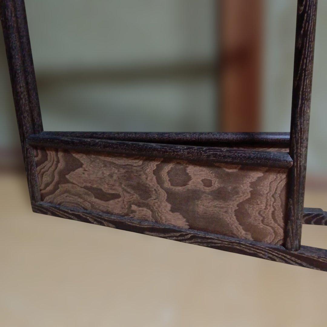 【昭和レトロ】衣桁　着物かけ　木製　フック付き　服かけ