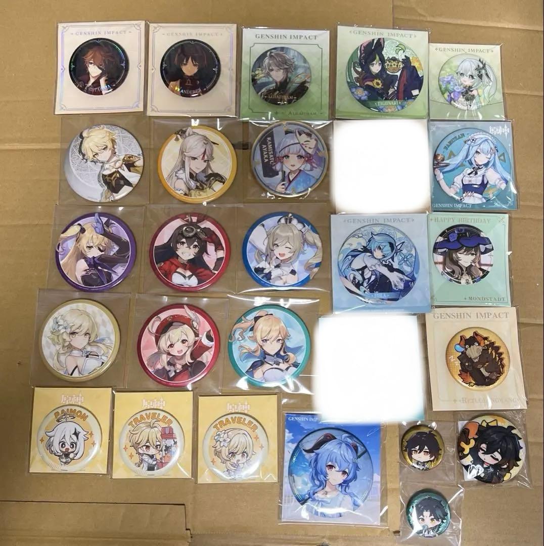 a*i様 原神 SEGA スイパラ　缶バッジ　アクキー　25点まとめセット