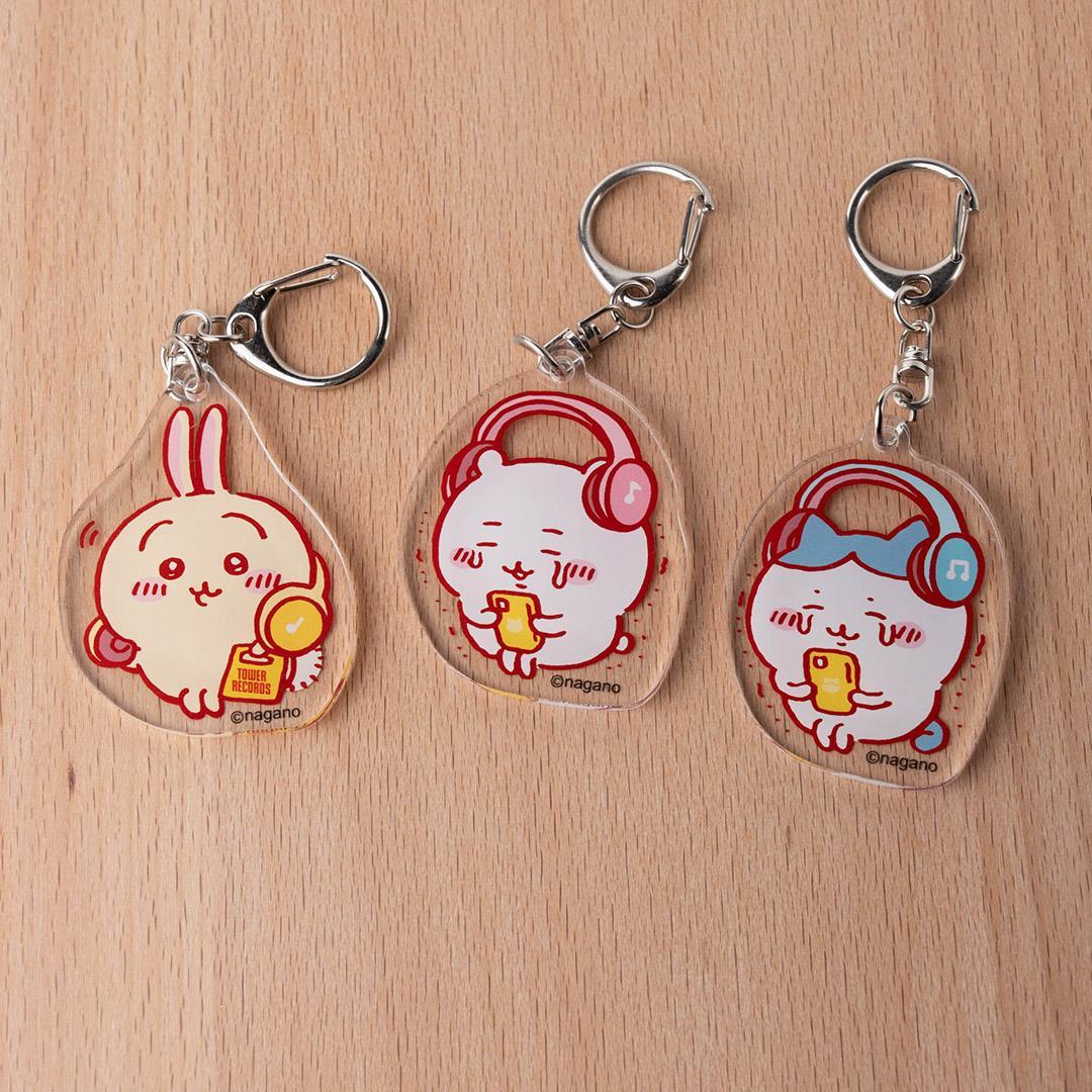 ちいかわ　タワレコ　キーホルダー　3個セット