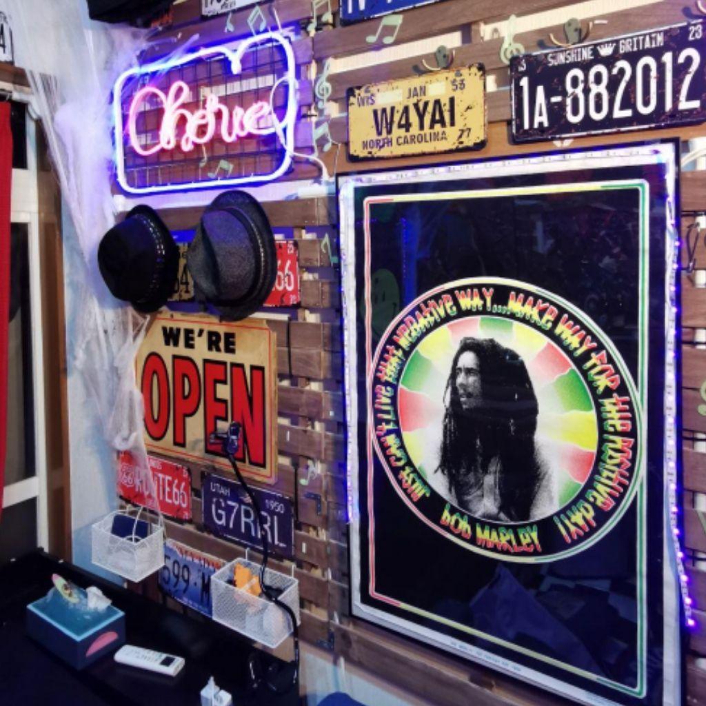 90s ヴィンテージ　ブラックライトポスター　ボブマーリー