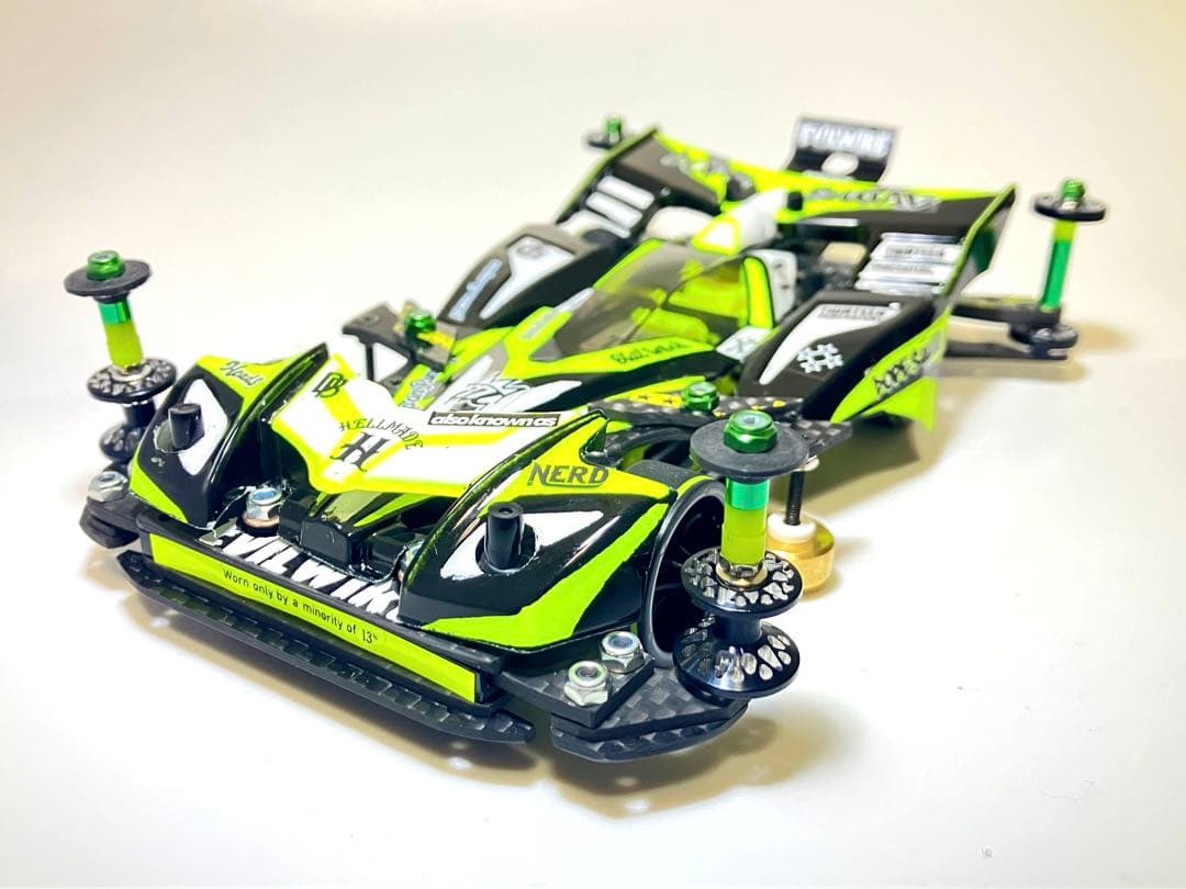 ミニ四駆　完成品　MSフレキ　ハリケーンソニック　フルカウル