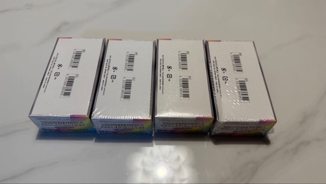 テラスタルフェスex　4BOXセット　シュリンク付き　新品未開封