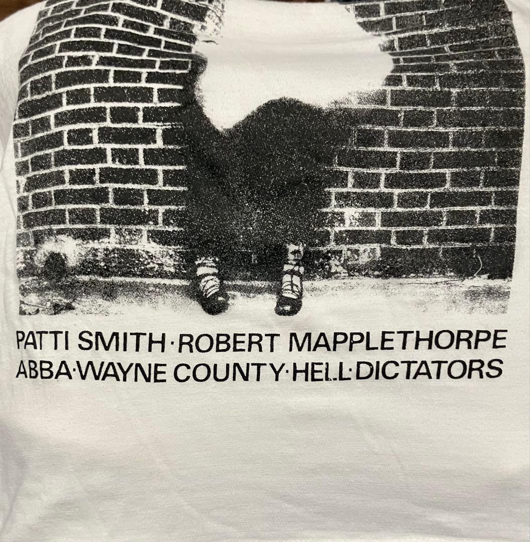 野口推薦パティ・スミス フォトT NEW YORK ROCKER メイプルソープ