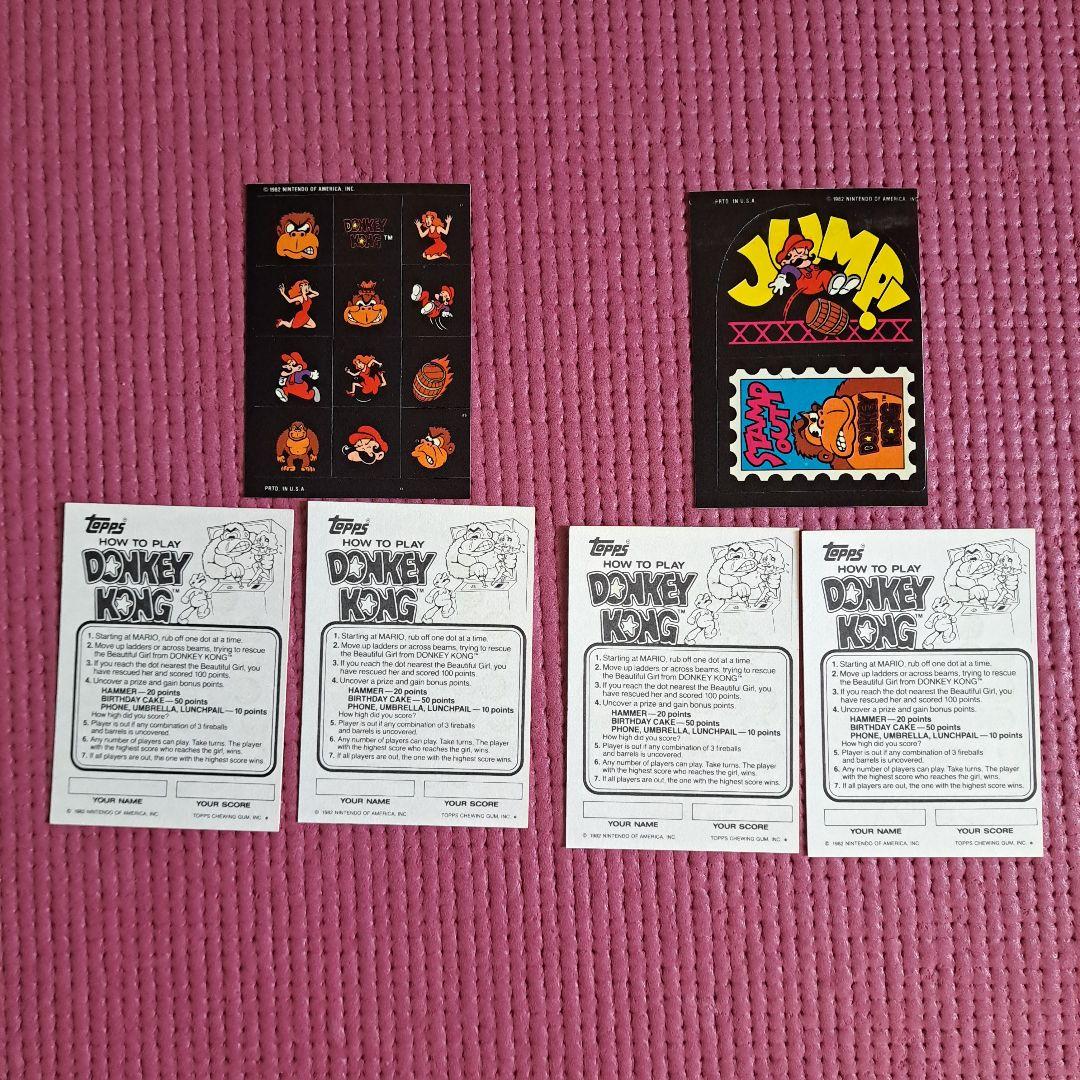 topps DONKEY KONG ドンキーコング　カード36枚　トップス