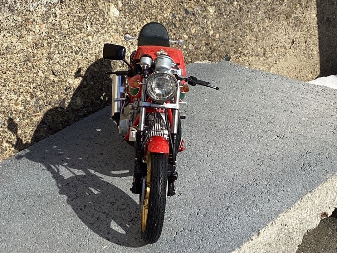 バイクプラモデル　族車　タミヤ1/12 ドゥカティマイクヘイルウッド　完成品