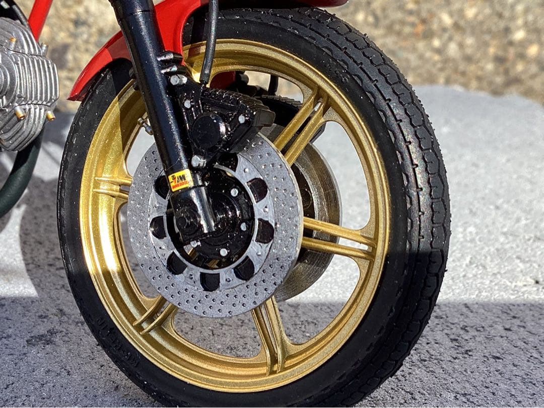 バイクプラモデル　族車　タミヤ1/12 ドゥカティマイクヘイルウッド　完成品