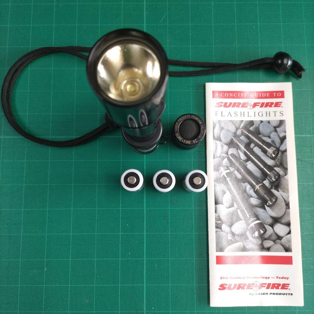 【絶盤美品】SureFire 9Ｚ コンバットライト　 予備LEDバルブ付