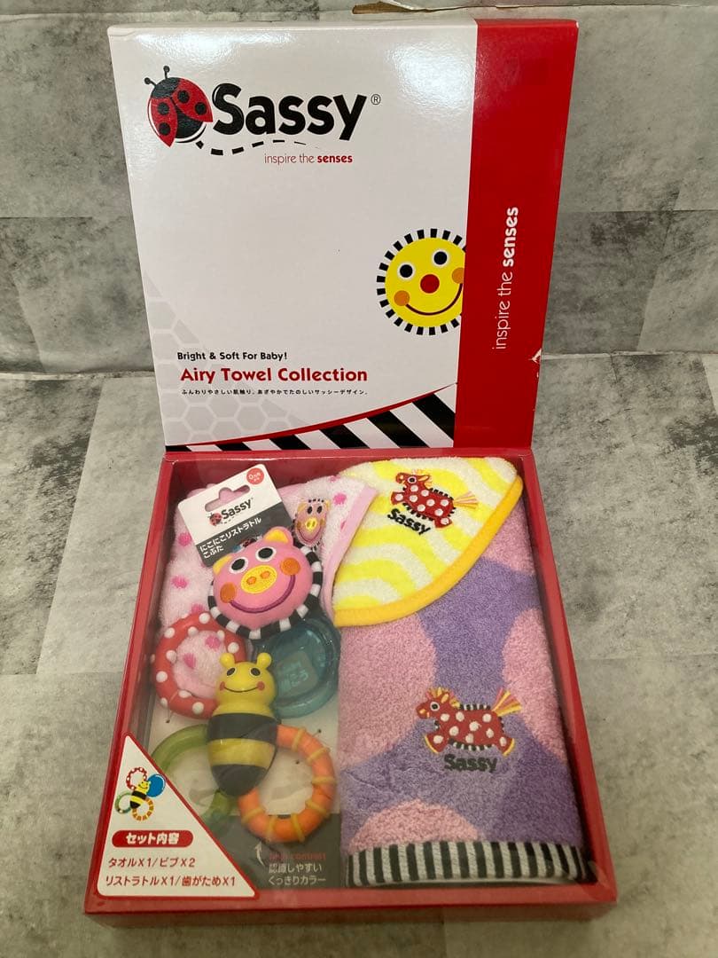 サッシー エアリー タオル コレクション セット ミニタオル 3枚セット ピンク