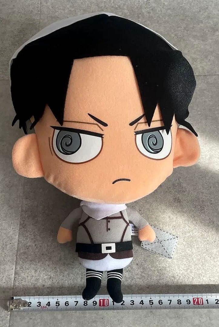 進撃の巨人お掃除リヴァイ BIGぬいぐるみアニメグッズ講談社ちみキャラ